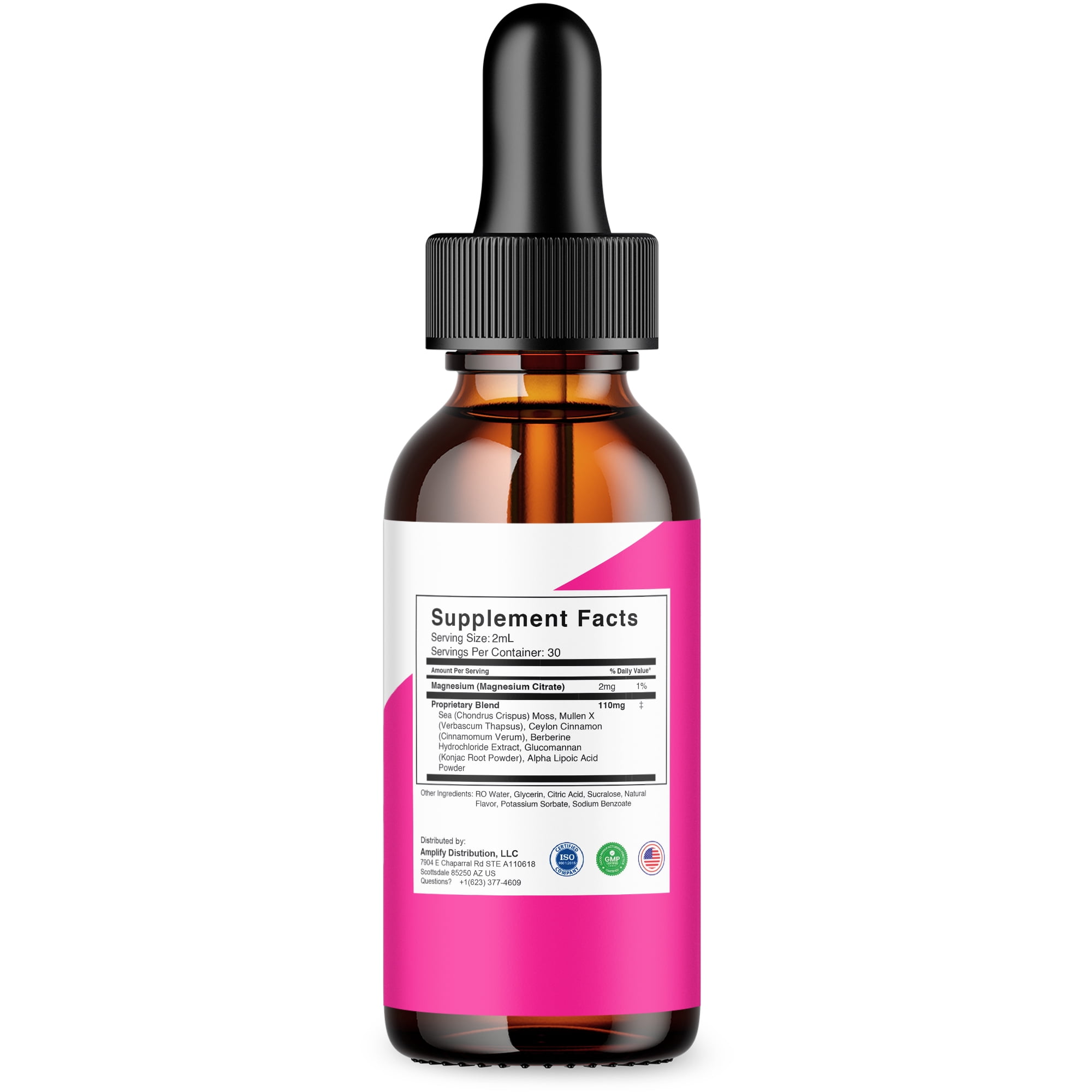 (5 Pack) Gelatine Sculpt Weight Management Support Liquid Drop Supplement (10oz)