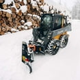 thumbnail image 3 of Titan Attachments 79" Hydraulic Skid Steer Dozer Blade, Universal Skid Steer Style Quick Tach System, Single Cylinder Operation with Spring Shock Absorbers, 3 of 10