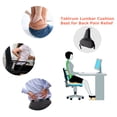 thumbnail image 6 of Tektrum Orthopedic Firm Gel Foam Back Support Lumbar Cushion for Home/Office Chair, Car Seat - Best for Back Pain, Sciatica, Tailbone Pain Relief, Improve Posture - Black (TD-GS1507-BLK), 6 of 6