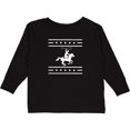 thumbnail image 3 of Inktastic Cowboy Silhouette Team Roping Rodeo Boys or Girls Long Sleeve Toddler T-Shirt, 3 of 5