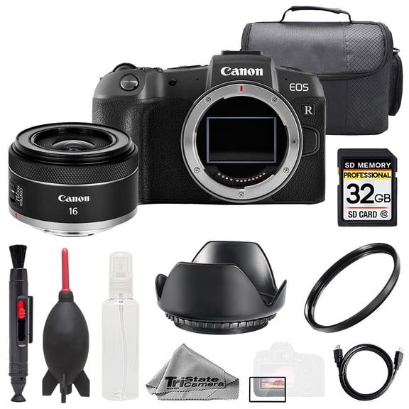 Canon EOS RP Camera   RF 16mm f/2.8 STM Lens  32GB   Bag  UV Filter- Basic Kit (International Version)