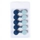 thumbnail image 1 of 10 ganchos de perforación sin rastro de plástico azul + azul fijados a la pared, 1 of 5