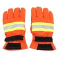 thumbnail image 2 of Guante de combate de Bomberos, Guantes Resistentes Al Calor los transpirables de 10.6 Pulgadas de longitudes transpirables., 2 of 7