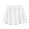 thumbnail image 2 of Stelle Girls' Ballet Skirt Chiffon Wrap Dance Skirt,Elastic Waisted Sheer Dance Skate Over Scarf for Leotards Pull-on Half Dress,White，7-9 Years, 2 of 5