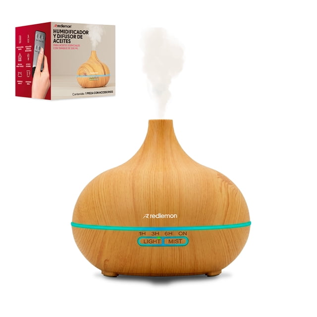 Humidificador Redlemon Difusor Aceites Esenciales 550ml Control Remoto