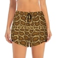 thumbnail image 2 of Fotbe Snake Skin Womens High Waist Running Shorts Athletic Workout Quick Dry Shorts for Women with Pockets Gym Yoga Summer Shorts-XX-Large, 2 of 9