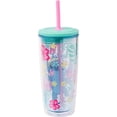 thumbnail image 2 of Silver Buffalo Disney Lilo and Stitch “Aloha” Spill Resistant Plastic Tumbler, 20 Ounces, 2 of 6