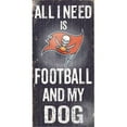 thumbnail image 1 of Fan Creations N0640 Tampa Bay Buccaneers Football And My Dog Sign, 1 of 1