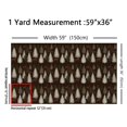 thumbnail image 3 of Homewish Brown Elk Deer Fabric by the Yard 2 Yards for Kids, Rustic Pine Tree Sewing Fabric, Jungle Wildlife Animal Fabric for Sewing, Breathable Home Decor, 3 of 6