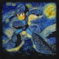 thumbnail image 2 of Mega Man Video Game Starry Night Romper Boys or Girls Infant Baby Brisco Brands NB, 2 of 6