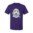 thumbnail image 2 of Golden Doodle Dog Lover Pet Owner Animal Lover Graphic T-Shirt, Purple, 3XL, 2 of 4