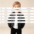 thumbnail image 4 of Generic Boys Faux Leather Motorcycle Jacket Zip Up Varsit𝐲 Baseball Coat Kids Fall Long Sleeve PU Leather Moto Biker Bomber Jacket, 4 of 7