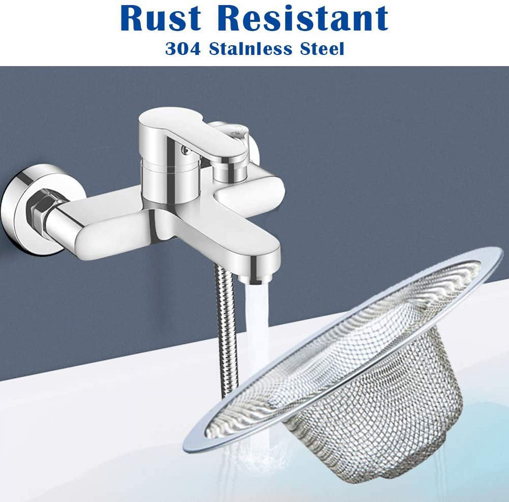 20PCS/LOT Metal Mesh Sink Stopper Strainer Basket Shower Bathtub Drain Net  Protector KC 1404 - AliExpress
