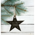 thumbnail image 3 of Darling Souvenir MADE WITH LOVE Custom Mr & Mrs Engraved Slate Hanging Christmas Tree Ornament With String Personalized Wedding Gift, 3 of 4