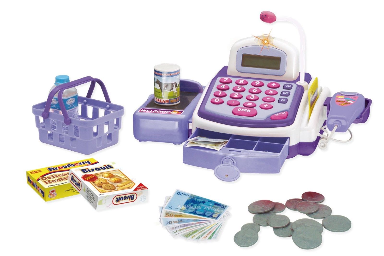 (45 Business Days Delivery)Cash Register Pretend Play Battery Operated
