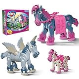 Set de construcción Bloco Toys Horses and Unicorns