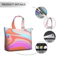 thumbnail image 2 of 22 Inch Oversized Travel Bag Lightweight Canvas Weekender Duffel with Multi Pockets, Colorful Pop Pattern, 2 of 5