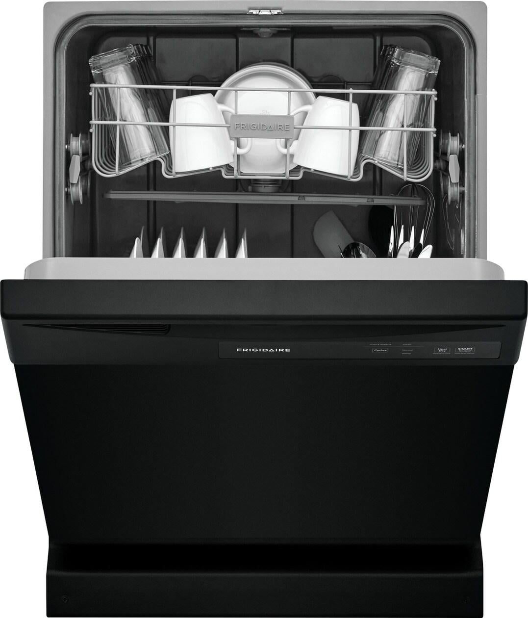 Frigidaire FDPC4221AB 24" Built-In Dishwasher, Front Control, Black