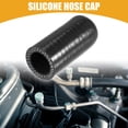 thumbnail image 2 of 1 tapón de extremo de manguera de vacío de admisión de tapa de refrigerante de silicona universal de 20 mm de diámetro interior de 0,79 pulgadas - Coche para puerto de agua de vacío de derivación del calentador de refrigerante - Silicona negra Unique Bargains Tapa de manguera de silicona, 2 of 6