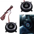 thumbnail image 1 of 12 Volt Automotive Universal Ignition Switch Engine Start Button Keyless Entry Starter-, 1 of 3