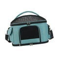 thumbnail image 4 of Transportín para gatos Salvador Bolsa de transporte plegable verde, 4 of 10
