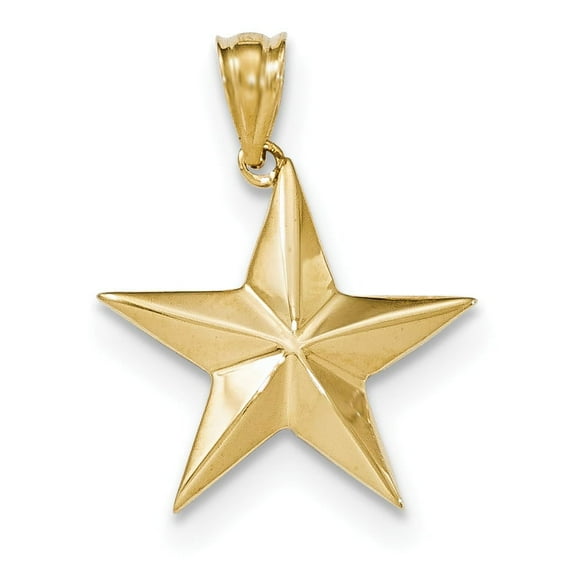 Simply Starz 14k Polished Star Pendant