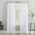 thumbnail image 1 of Mainstays 2-Pack Jensen Tab Top Semi-Sheer Window Curtains Panel Pair, 1 of 7