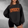 thumbnail image 5 of ibiyuan Halloween Sweatshirts for Couples Crew Neck Lightweight Halloween Shirts Women Spooky Season Pumpkin Printed Sweater Long Sleeve Pullover Top Halloweens Couples Gifts, 5 of 7