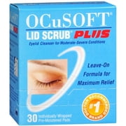 OCuSOFT Plus Eyelid Cleanser Pads 30 Each (Pack of 3)
