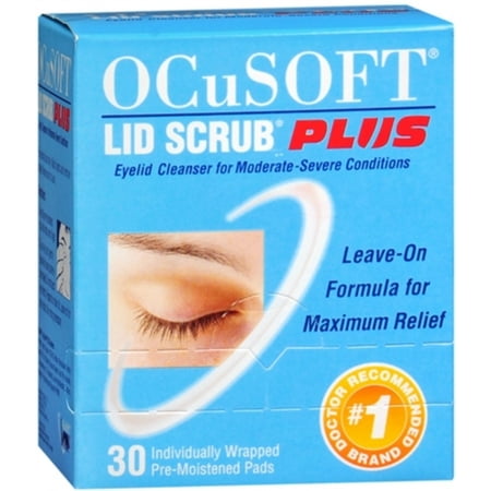 OCuSOFT Plus Eyelid Cleanser Pads 30 Each (Pack of