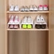 thumbnail image 2 of Small Shoe Rack Plastic Shoe Organizer Small Shoe Rack, 2 of 5