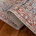 thumbnail image 5 of SAFAVIEH Kenitra Flowers Oriental Polyester Area Rug, Ivory/Red, 10' x 14', 5 of 7