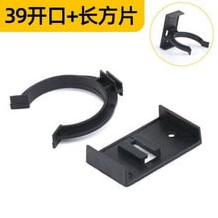 WEUVEB Black Plastic Cabinet Toe Kick Clips, 12 Sets, , Water Resistant, Easy to Install, Secure Fixing Hardware