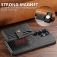 thumbnail image 3 of MagSafe Leather Phone Case For Samsung Galaxy S25 Ultra 5G, 3 of 4