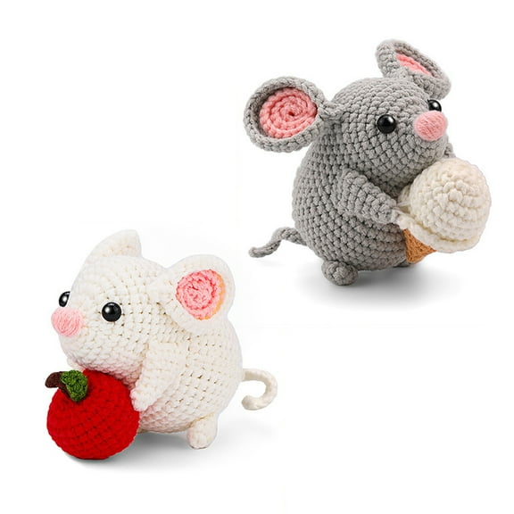Crochet Starter Crochet Yarn Set Beginners Crochet Learn to Crochet Set by Video for Kids