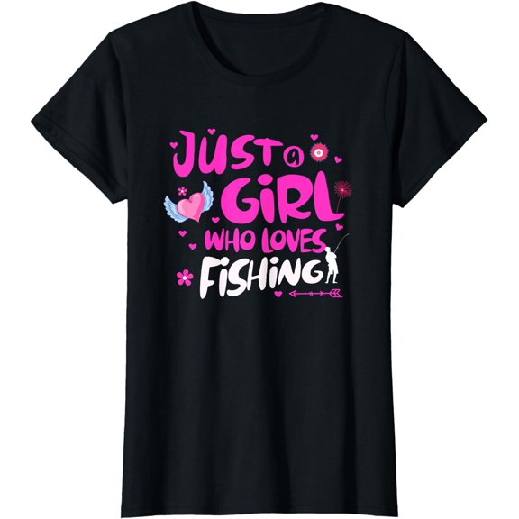 Just a Girl Who Loves Fishing T-Shirt