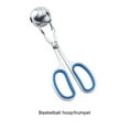 thumbnail image 2 of None-Stick Meat Ballers, Stainless Steel Meat Baller Tongs, Cake Pop Meatball Maker Ice Tongs, Cookie Dough Scoop for Kitchen Blue 3.6cm/1.41in, 2 of 8