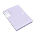 thumbnail image 1 of SIYTUAU Insert Page File Folder A4 Size With Snap Button For Contract Test Paper Storage Office School Organizer, 1 of 7