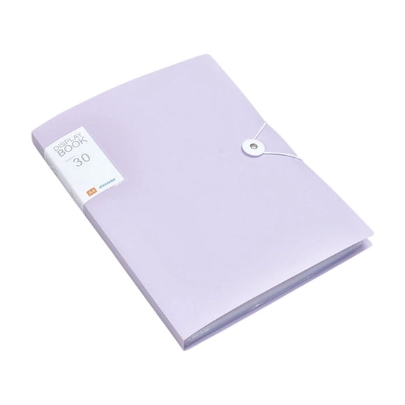 SIYTUAU Insérer une Page Chemise de Classement Format A4 avec Bouton-Pression pour Contrat Rangement de Feuilles d'Examen Bureau École Organisateur