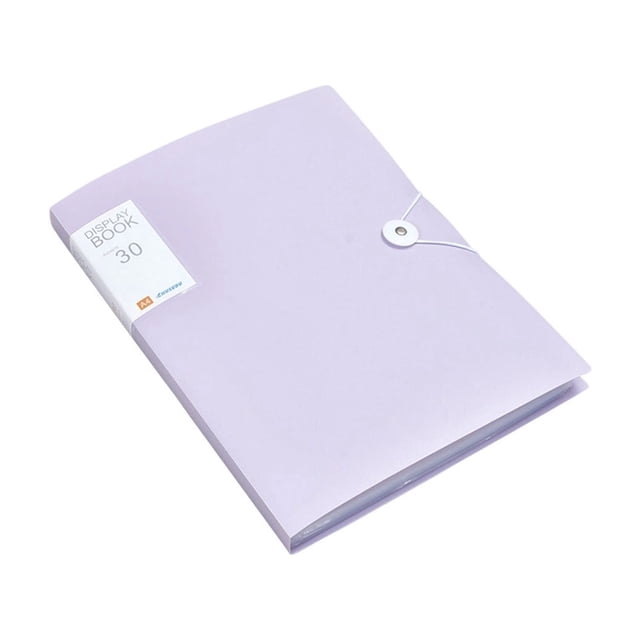 SIYTUAU Insert Page File Folder A4 Size With Snap Button For Contract Test Paper Storage Office School Organizer