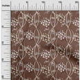 thumbnail image 2 of oneOone Georgette Viscose Brown Fabric Florals Sewing Craft Projects Fabric Prints By Yard 42 Inch Wide, 2 of 4
