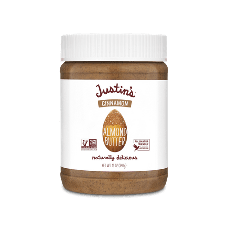 JUSTIN'S Cinnamon Almond Butter, 12 oz Jar