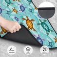 thumbnail image 3 of Sikiie Turtles And Sea Car Foot Mat Set of 4 Pieces Basics Universal Fit Rubber Carpet Floor Mats For Car SUV Van & Truck, 26.8"L x 17.3"W (Front), 13"L x 17.3"W(Rear), 3 of 6