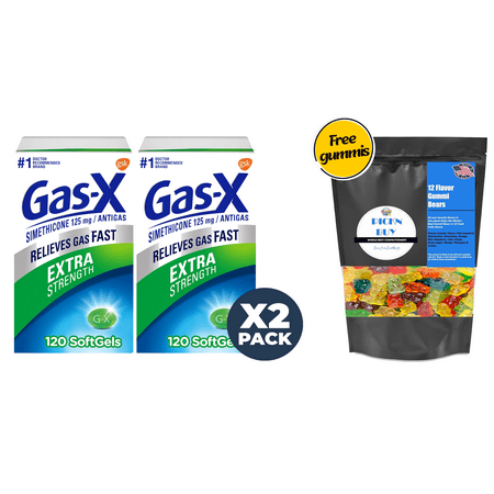 Gas-X Extra Strength Gas Relief Soft Gels, Simethicone 125 mg.