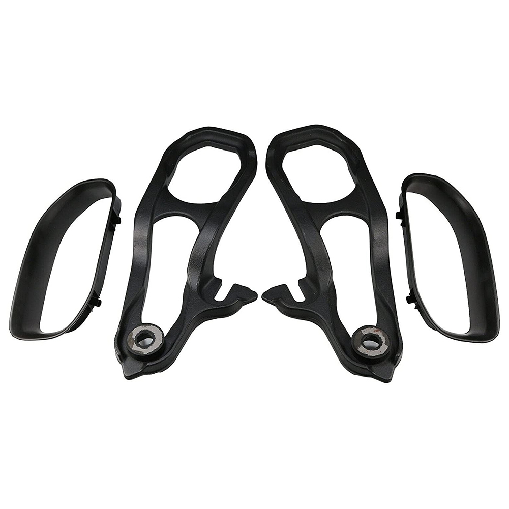 Front Tow Hooks Left & Right with Hardware Black for Ram 1500 DT 2019