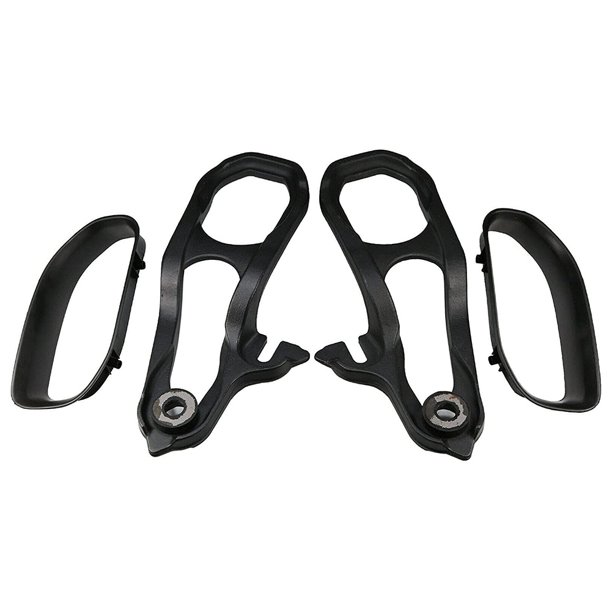 Front Tow Hooks Left & Right with Hardware Black for Ram 1500 DT 2019