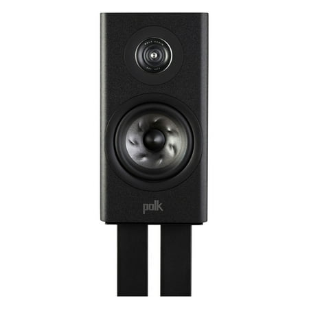 Polk Audio - Polk Reserve R100 Bookshelf Speaker, 1" Pinnacle Ring Tweeter & 5.25" Turbine Cone Woofer, Dolby Atmos & IMAX Enhanced - Black