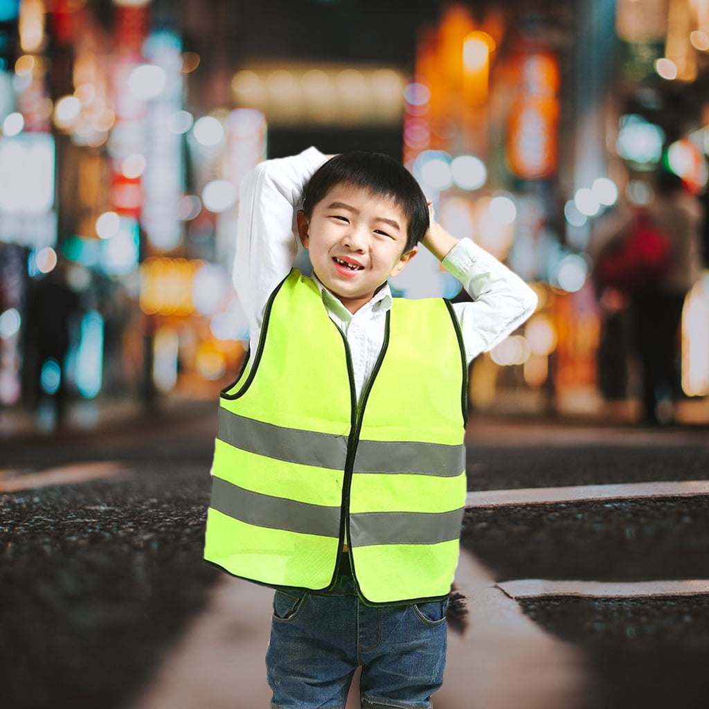 High Visibility Kids Vest, Children Waistcoat Vest with Reflective
