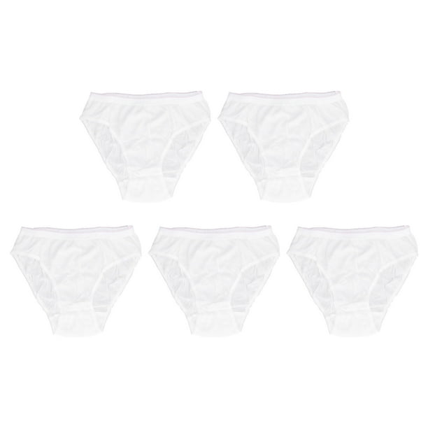 Pure Cotton Disposable Underwear,5Pcs Women Disposable Underwear