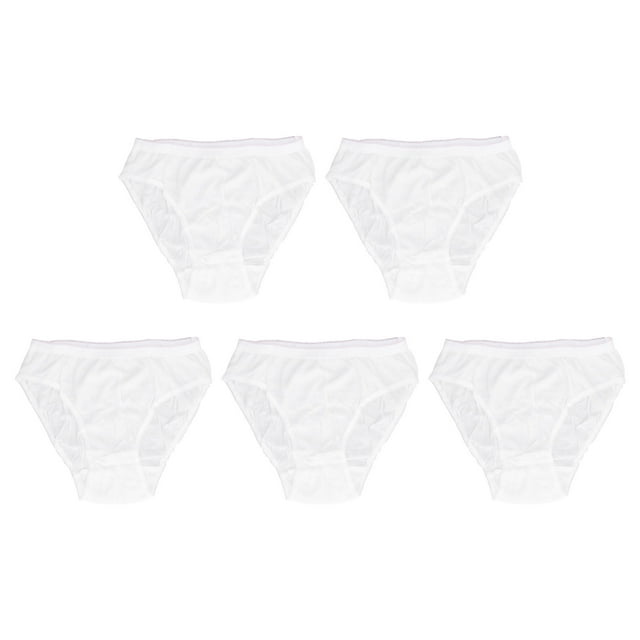 Ropa interior desechable, 5 piezas de ropa interior desechable para mujer, ropa interior desechable de algodón puro, bragas desechables para mujer, rendimiento de alta gama